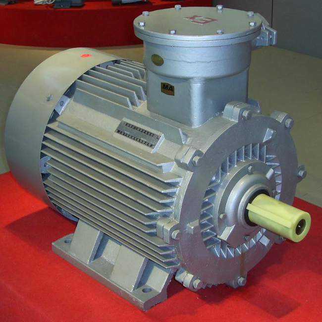 YVFE3-160L-6防爆电机45°角实拍